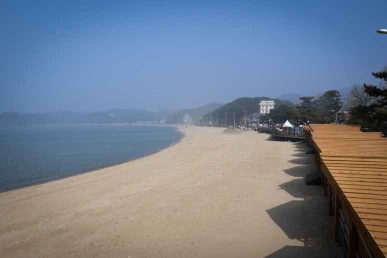 View of Janggyeongri Beach
