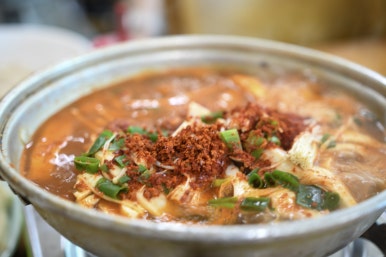 손두부 찌개